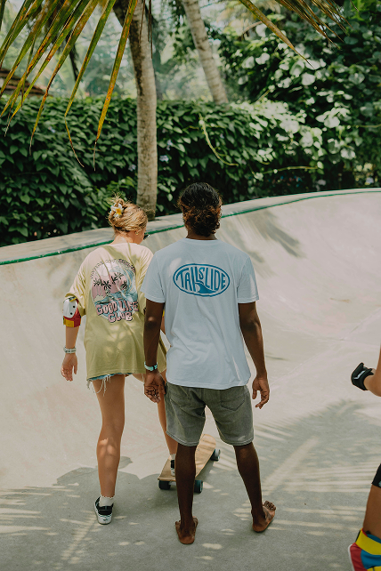 Tailslide non surf things to do in sri lanka_surf skate coaching session at Polhena Skatepark Sri Lanka_only skatepark in Sri Lanka surf training add on_Activities